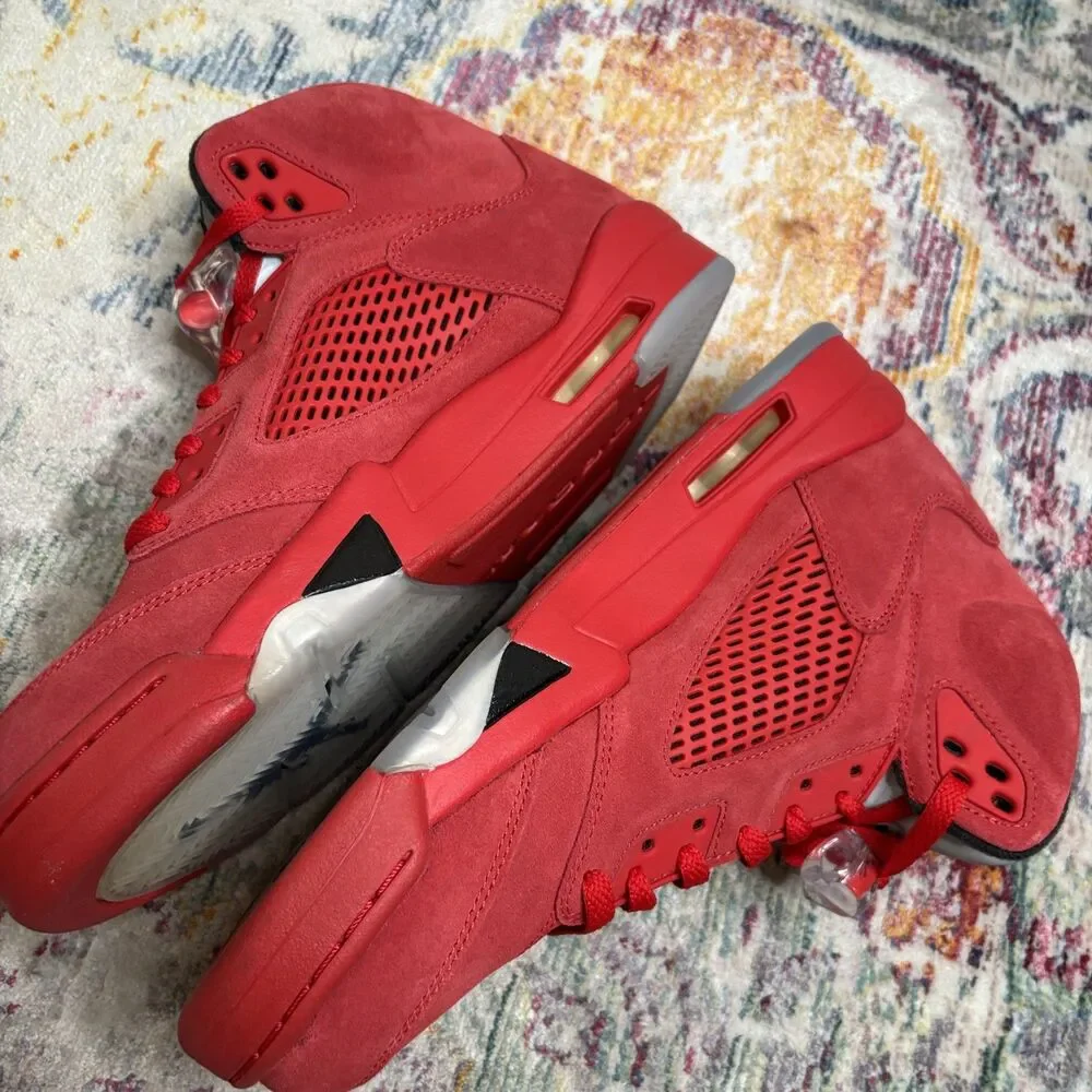 Nike Air Jordan 5 Retro Red Suede